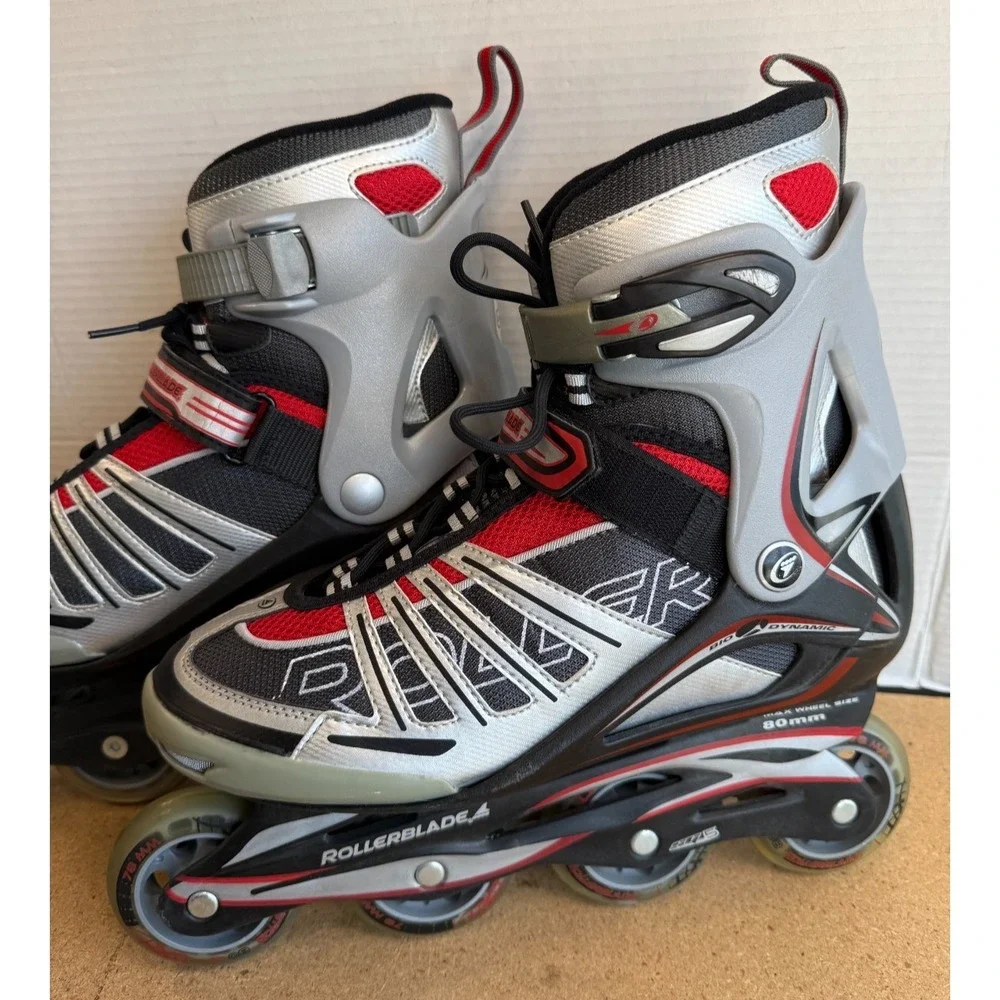 Mens Sz 9 Rollerblades Spirit XT SG5 80mm Inline Skates - Minor Flaw - Picture 3 of 11
